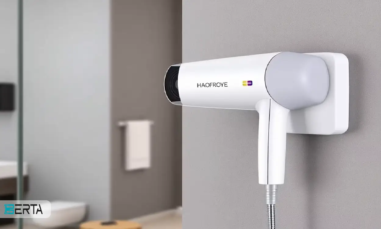 Application of wall hair dryer